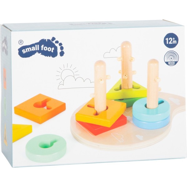 Jeu de tri : Formes et couleurs, en bois