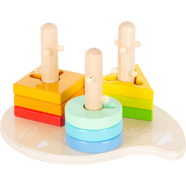 Jeu de tri : Formes et couleurs, en bois