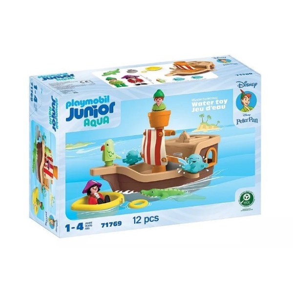 Playmobil Junior Aqua 71769 - Bateau Peter Pan Disney