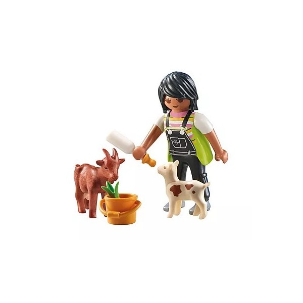 Playmobil  Fermière et chèvre 71759