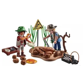 Contenu set Playmobil 71805 – figurines fossiles outils de fouille et accessoires