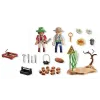 Fossiles et roches inclus dans le set Playmobil 71805 – jeu de rôle paléontologie