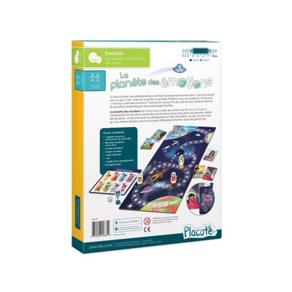 La planète des émotions : jeu pour comprendre les émotions des autres