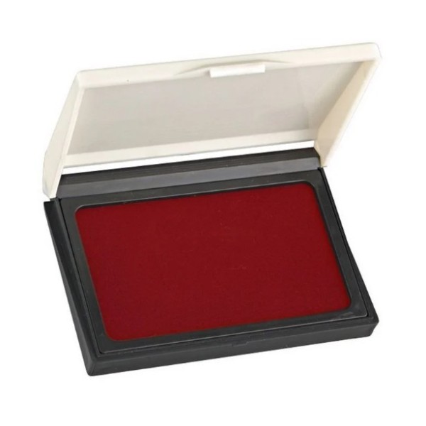 Encreur rouge rectangulaire