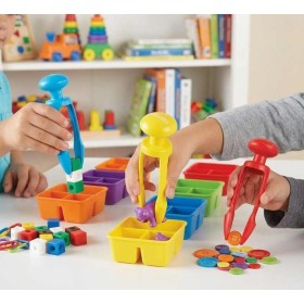 Pince triple 11 cm : motricité fine avec 3 doigts