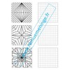 30 figures géométriques de difficulté croissante à reproduire sur quadrillage 10 x 10, pour les cycles 2 et 3.