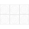 Reproduction de figures sur papier pointé concentrique