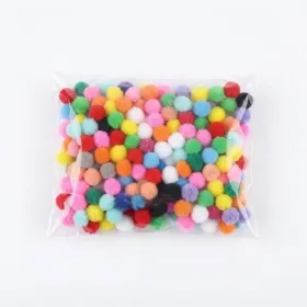 500 pompons en velours 8 mm en 12 couleurs – motricité fine activités manuelles maternelle