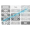 Pages de garde réduites 15 modèles à colorier, modifiables.