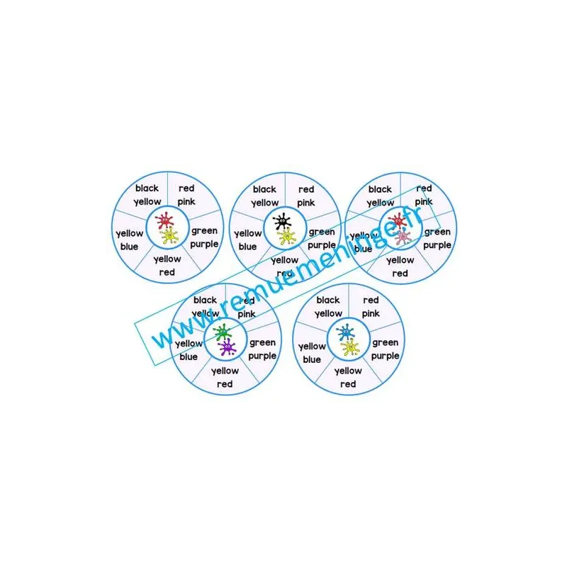 Cartes à pinces Anglais Les Couleurs – 85 cartes autocorrectives 4 niveaux | Remue Méninge
