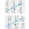Planche de 12 exercices symétrie espace PDF 4 pages cycle 2 et 3