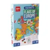 Jeu magnétique 60 drapeaux d'Europe avec carte magnétique et livret pédagogique