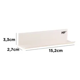 Étagère magnétique blanche 15,2 cm fixée sur tableau blanc pour ranger marqueur