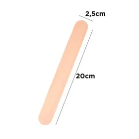 Détail d'un grand bâtonnet en bois naturel 20 cm pour activités manuelles