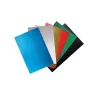 6 feuilles mousse EVA pailletée 20x30 cm coloris bleu rouge vert or argent noir