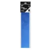 Feuille de papier crépon métallisé bleu 50x100 cm finition brillante
