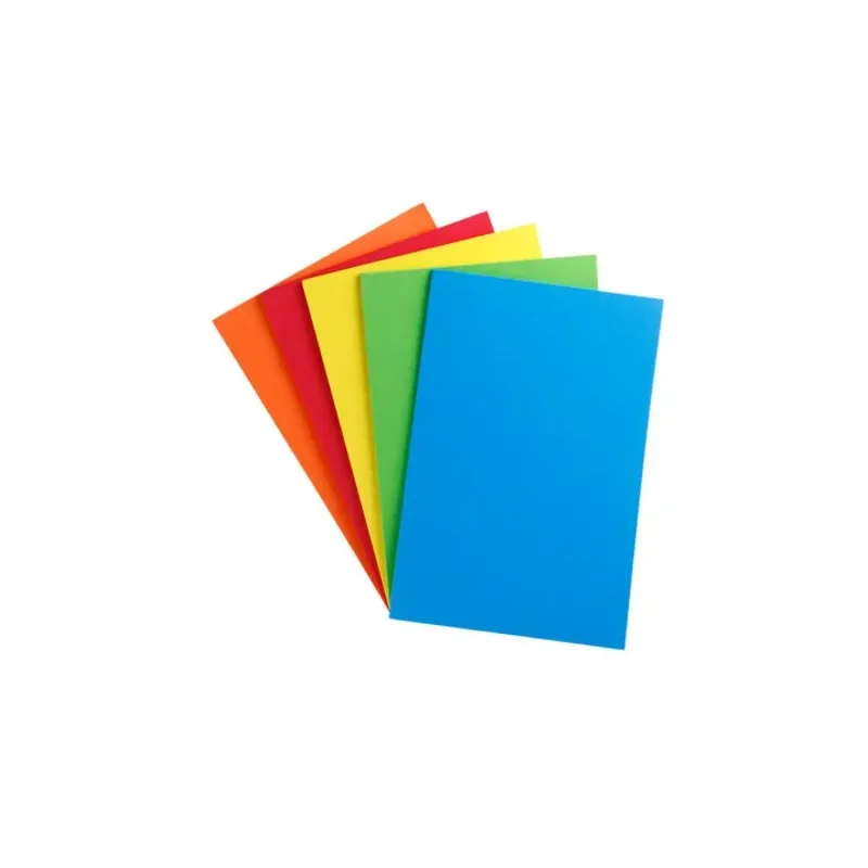 5 feuilles mousse EVA extra épaisse 5 mm 20x30 cm assortiment 5 couleurs