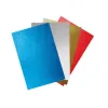 4 feuilles mousse EVA adhésive pailletée 20x30 cm coloris bleu blanc rouge or