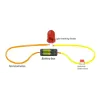 Circuit électrique simple assemblé avec LED allumée, activité pédagogique CM1-CM2