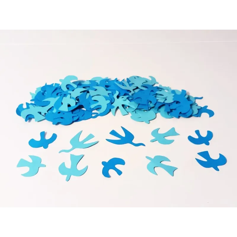 Les Oiseaux de Braque petite taille : 160 formes en papier bleu