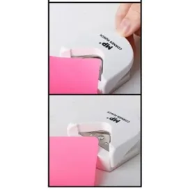 Perforatrice d'angle utilisée pour arrondir une carte ou une étiquette