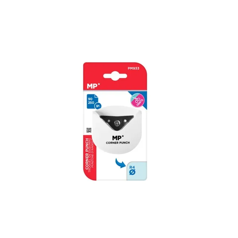 Détail du rayon d'arrondi R4 de l'arrondisseur d'angles, cartes pour ateliers