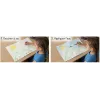 Dessin réalisé aux crayons aquarellables puis passé à l'eau avec le pinceau