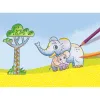 Boite de rangement du kit tampons Ma petite savane, 21 x 21 cm