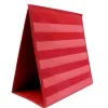 Pochettes transparentes 28 x 2,5 cm du présentoir rouge  pour étiquettes de classe