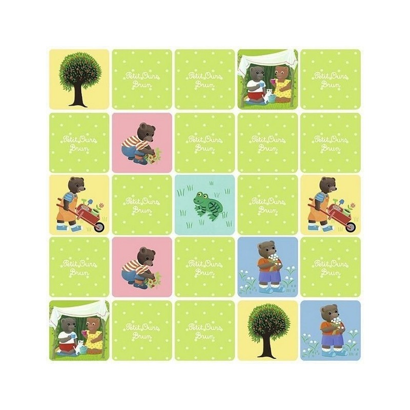 Petit Ours Brun Mémo du Jardin
