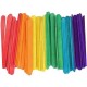 Bâtonnets de bois multicolores