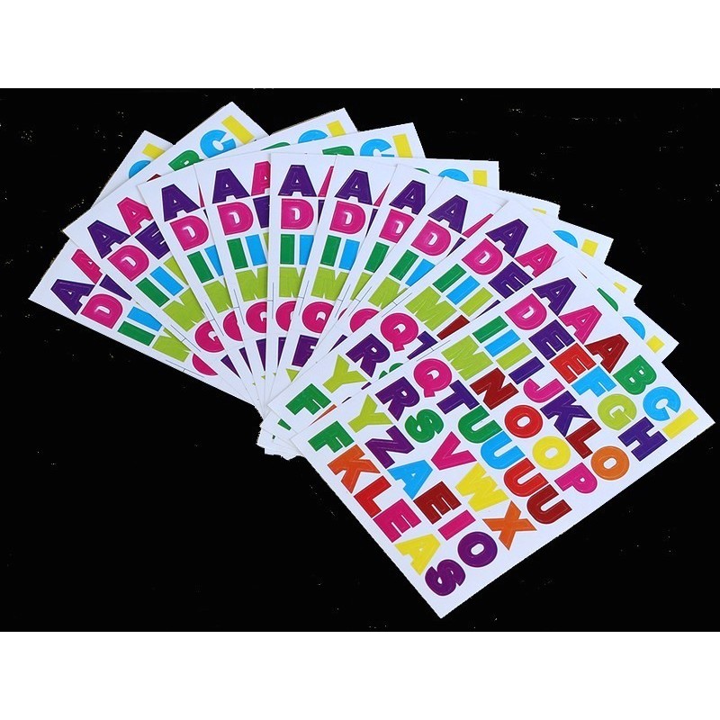 Lettres adhésives