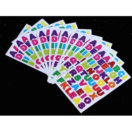 Lettres adhésives
