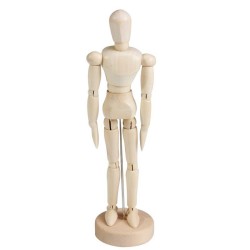 Mannequin articulé en bois