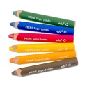 Crayons Prime Super Jumbo 6 couleurs