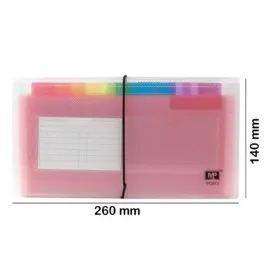 Pochette trieur format chèque Rainbow