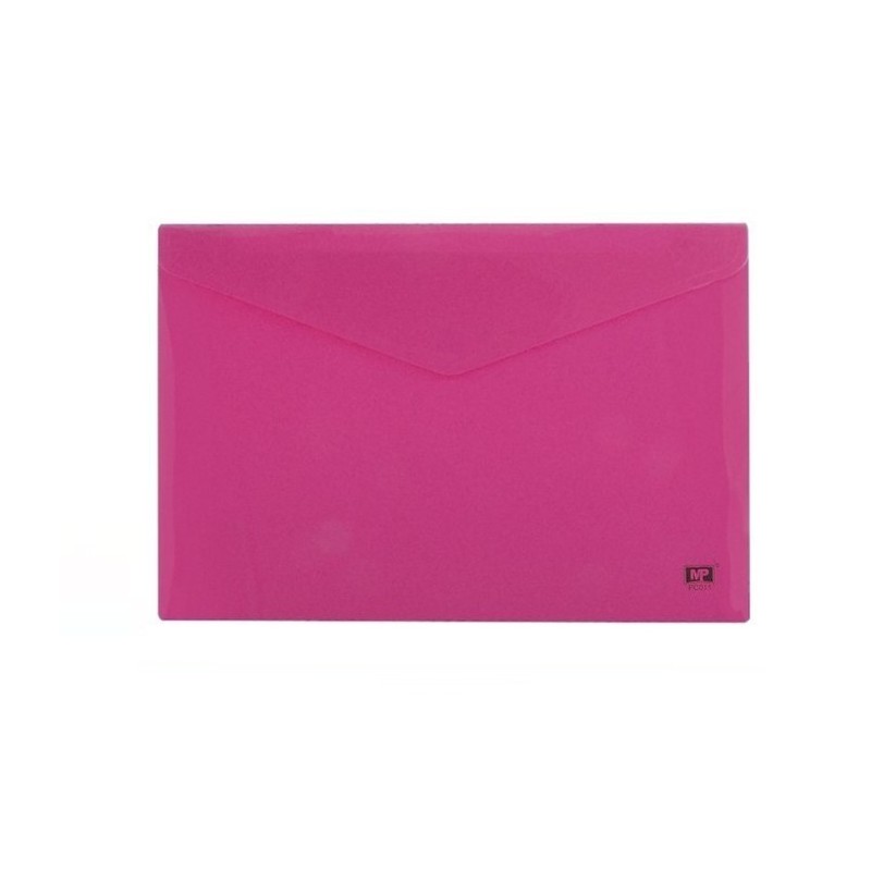 Lot de 2 enveloppes format A4 en polypropylène,, fermeture par scratch