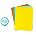 4 Feuilles adhésives de couleur 24 x 32