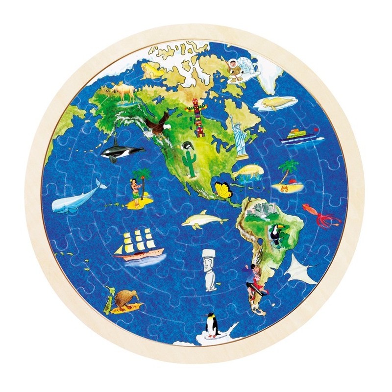 Puzzle Planisphère