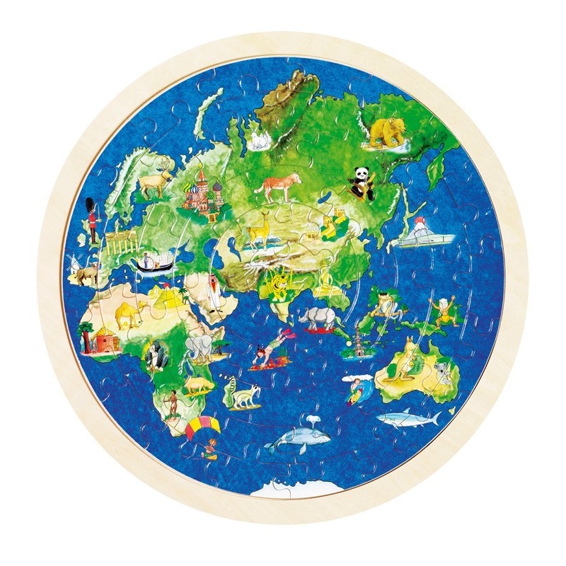 Puzzle Planisphère