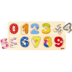 Puzzle alphabet en bois enfant 30x30cm - Centrakor