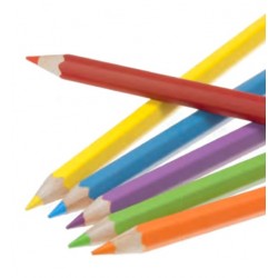Crayons de couleur aquarellables FSC