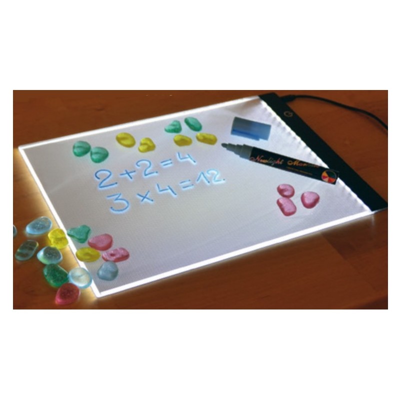 Tablette Lumineuse 8MM A4 Ultramince Tablette Dessin Lumineuse LED Pad USB  Art pour l’Esquisse et Copie LAM47 9372011866830