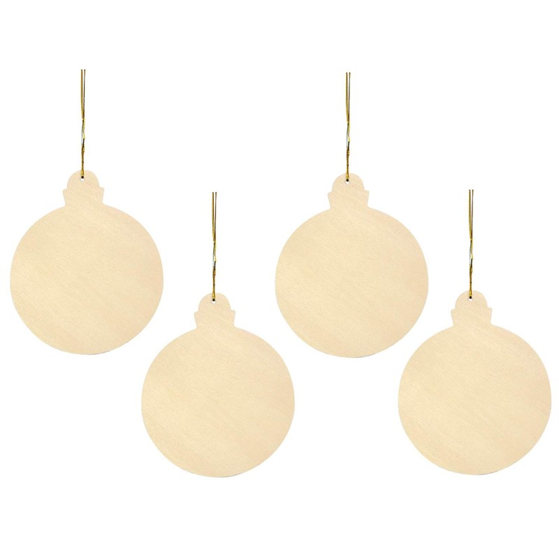 Lot de 4 Boules de Noël