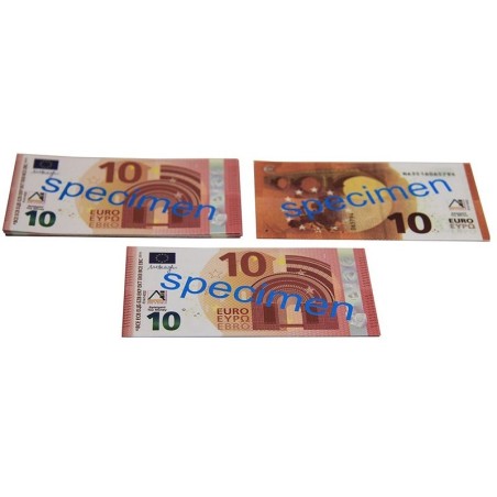 100 billets de 10  euros