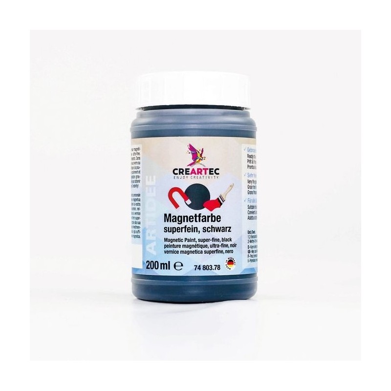 Peinture magnétique noire
