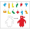 Livret de 20 modèles de Pentaminos