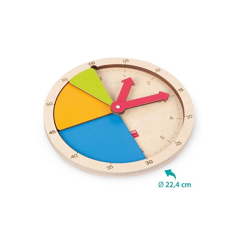 Set Horloge en bois