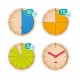 Set Horloge en bois