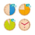 Set Horloge en bois